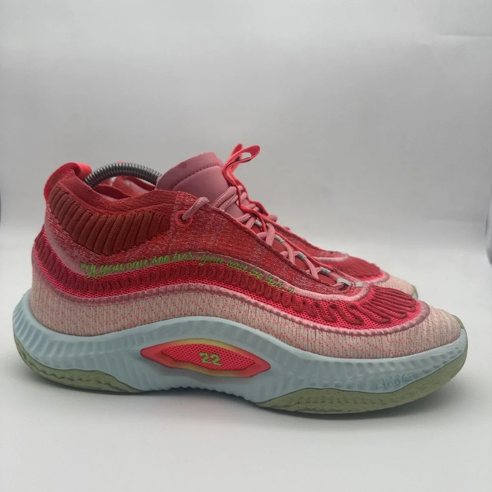 Nike Womens Cosmic Unity 3 FQ9395-600 Red Basketball Shoes Sneakers Size US 11 - Picture 3 of 16